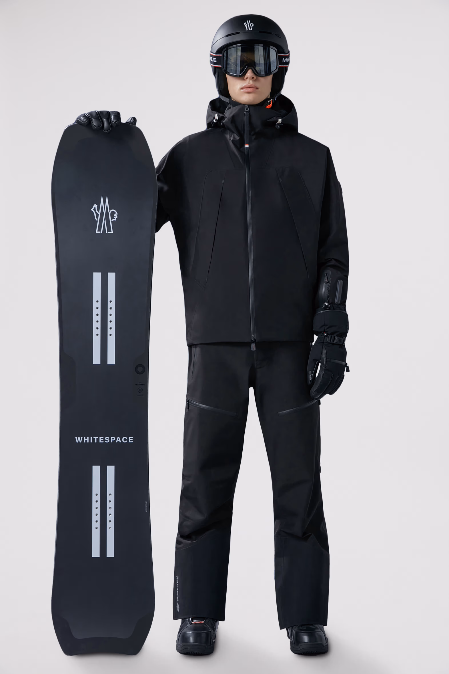 Moncler Grenoble x WHITESPACE Snowboard Gender Neutral Black Moncler 2